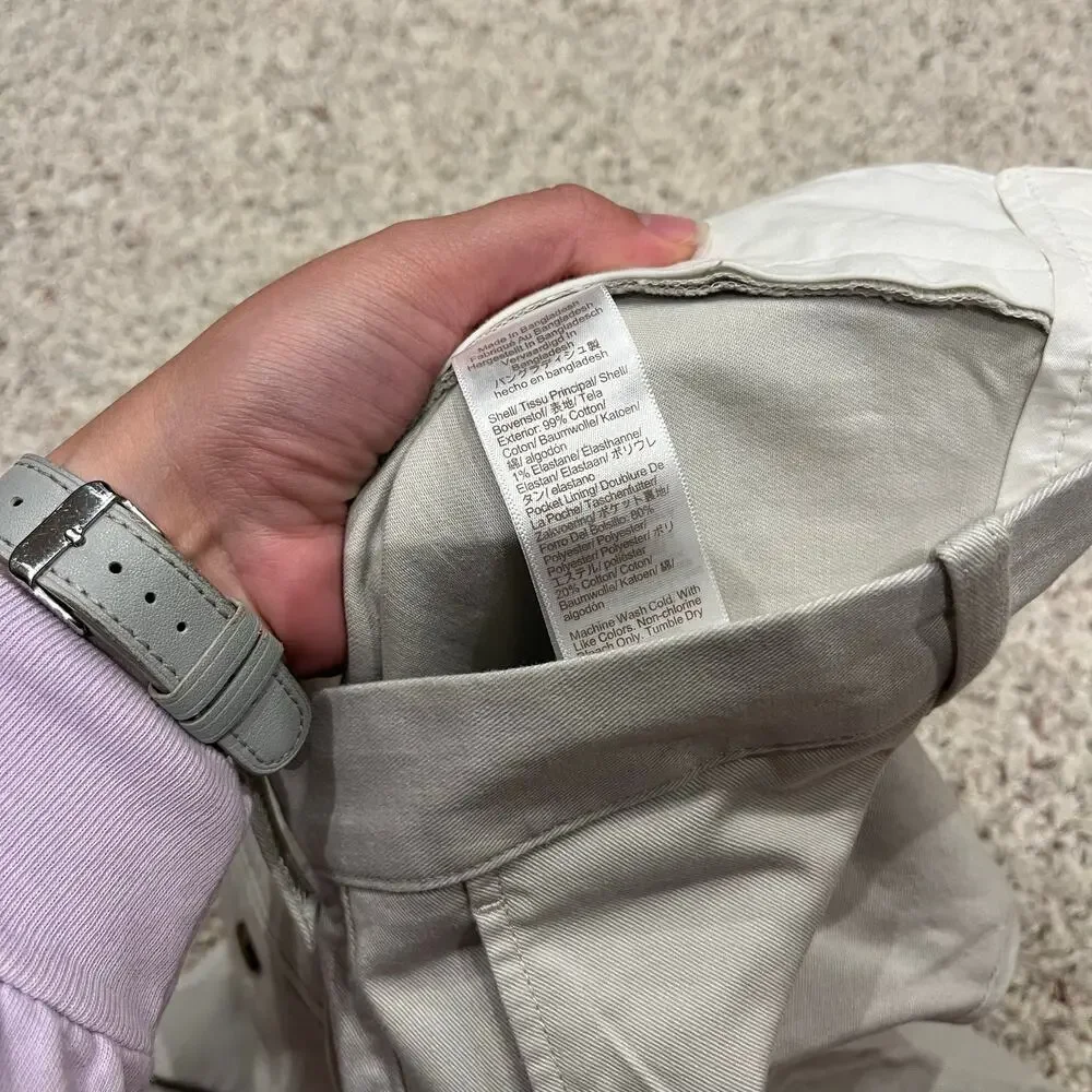 NEW J Crew Athletic Slim Fit Chino Pant 32x30 Khaki Preppy Classic Casual Work